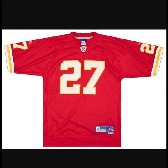 New Larry Johnson red Kansas City chiefs game jersey same size
